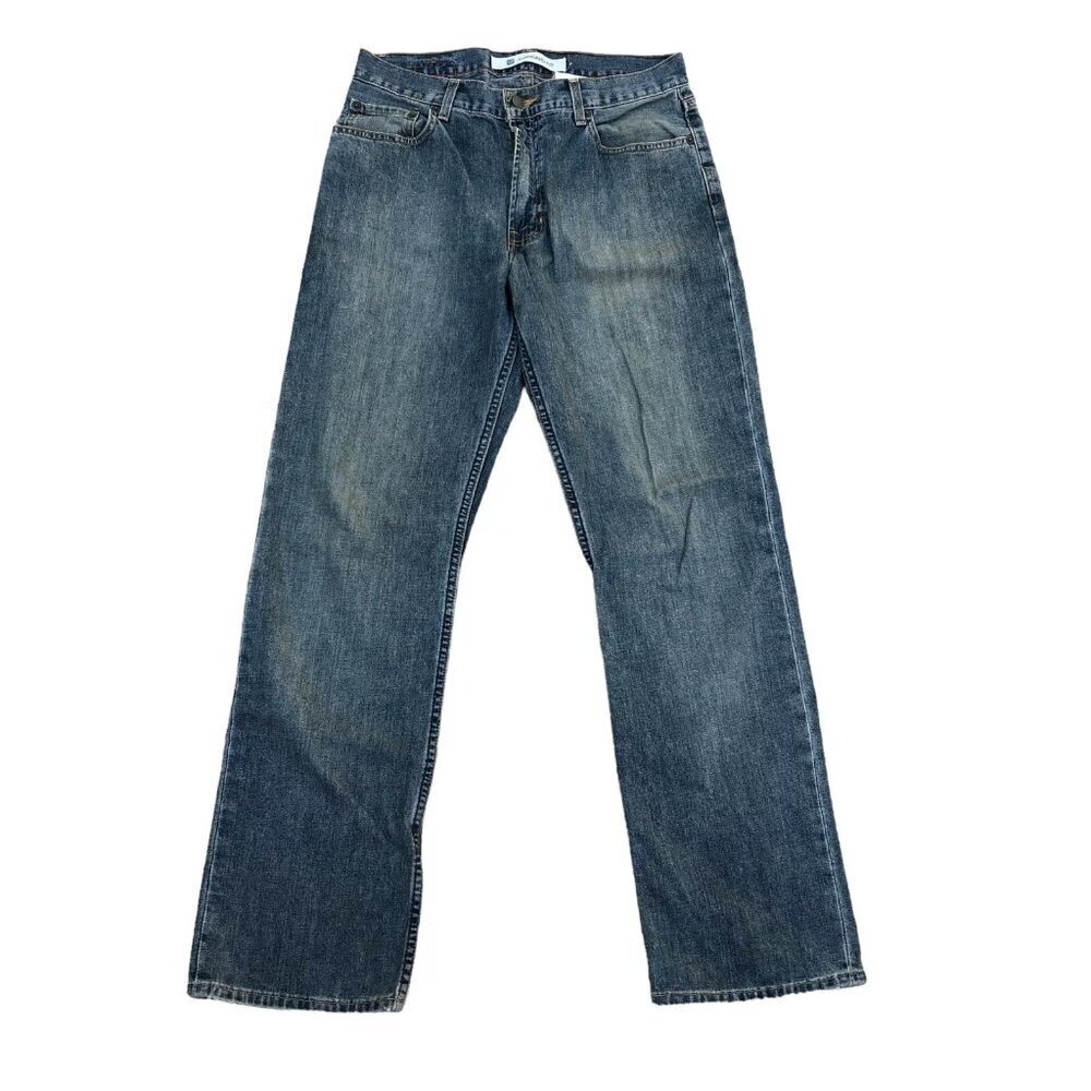 GAP Denim Jeans Men's 32 x 32 Standard Fit Blue Denim Pants Relaxed Medi…​​